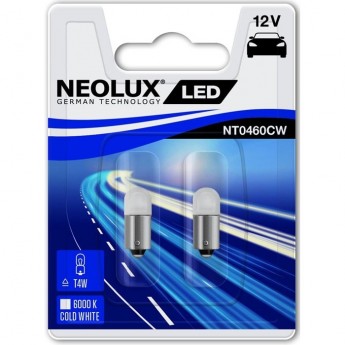 Автолампы NEOLUX ≜T4W LED technology NT0460CW-02B (2 шт) Автолампы NEOLUX ≜T4W LED technology NT0460CW-02B (2 шт)