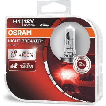 Автолампы OSARAM OSRAM H4 NIGHT BREAKER SILVER 64193NBS-HCB (2 шт) Автолампы OSARAM OSRAM H4 NIGHT BREAKER SILVER 64193NBS-HCB (2 шт)