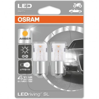 Автолампы OSRAM LED ≜PY21W LEDRIVING 7459YE-02B Amber - Желтый (2шт) Автолампы OSRAM LED ≜PY21W LEDRIVING 7459YE-02B Amber - Желтый (2шт)