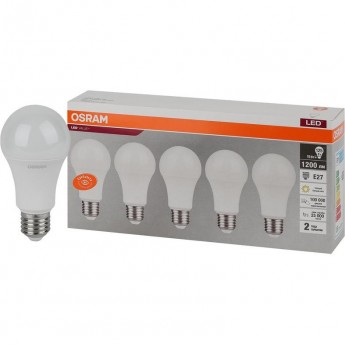 Лампа светодиодная LED OSRAM VALUE LVCLA125 15SW/830 15Вт E27 230В 2х5 RU (уп.5шт) Лампа светодиодная LED OSRAM VALUE LVCLA125 15SW/830 15Вт E27 230В 2х5 RU (уп.5шт)