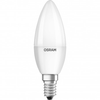 Лампа светодиодная OSRAM LED Antibacterial Свеча 5,5Вт (замена 50 Вт), 470Лм, 2700 К, цоколь E14 Лампа светодиодная OSRAM LED Antibacterial Свеча 5,5Вт (замена 50 Вт), 470Лм, 2700 К, цоколь E14